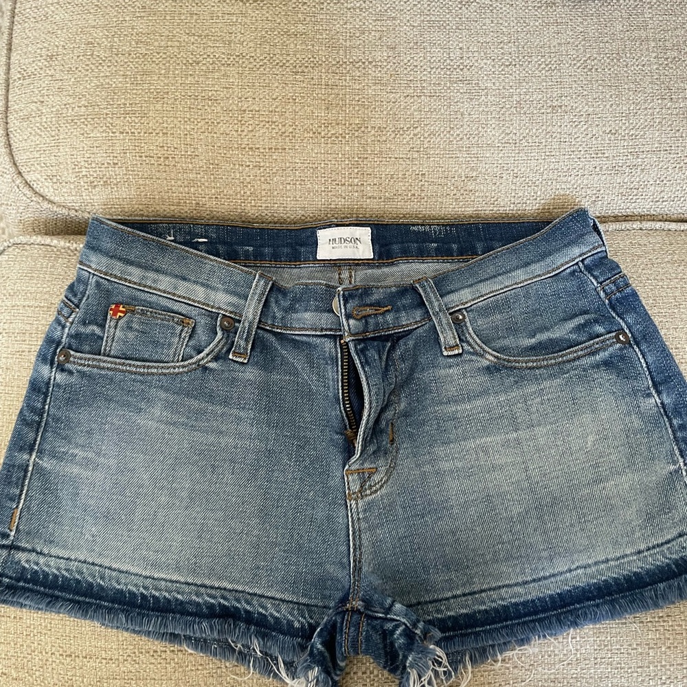 Hudson Jeans Women's Light Blue Jean Shorts